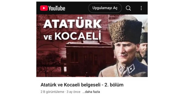 10 KASIM  ATATÜRK KİTAPLARI SERGİSİ   ATATÜRK  VE   KOCAELİ BELGESELİ CANLI  MAKALE