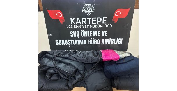 25 bin liralık kıyafet çalan hırsız suçüstü yakalandı