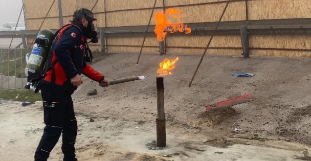 4 gündür yanan gaz söndü, ekipler yeniden alevlendirdi