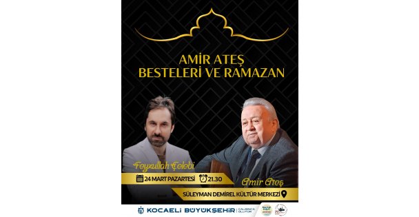 Amir Ateş besteleri musiki severlerle buluşacak