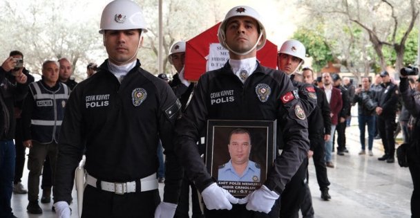 Aydınlı şehit polis Canoluk son yolculuğuna uğurlandı