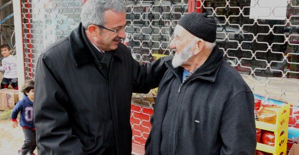 Başkan Köşker M. Sinan'a konuk oldu