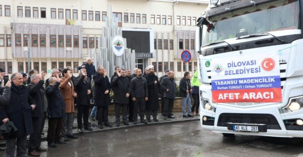 Başkan Şayir, 65 kişilik ekiple deprem bölgesinde