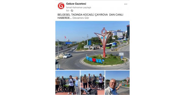 BELGESEL TADINDA KOCAELİ ÇAYIROVA  DAN CANLI HABERDE