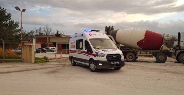 Beton santralindeki iş kazasında 1 işçi öldü