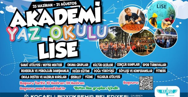 Bilgievleri ve Akademi Lise'de  yaz okulu kayıtları başladı