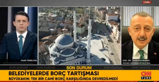 Büyükakın: Tek bir cami bile SGK borcu karşılığında devredilmedi