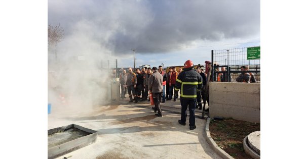 Büyükşehir İtfaiyesi'nde eğitimler tam gaz