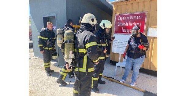 Büyükşehir İtfaiyesinden Dowaksa firmasına eğitim