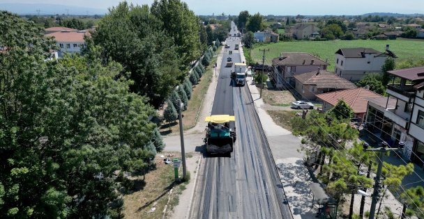 Büyükşehir'den eski Ankara yolunun çehresini değiştiren mesai