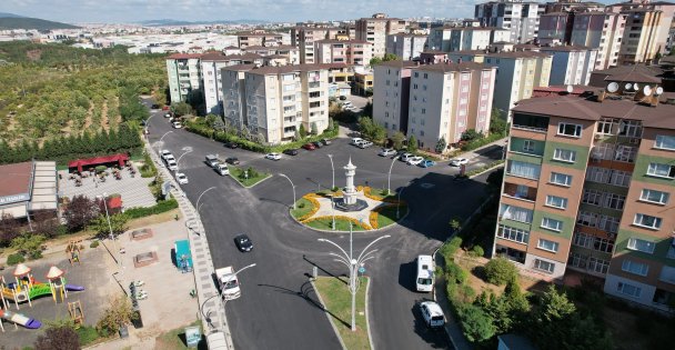 Çağdaşkent'in yolları yenilendi