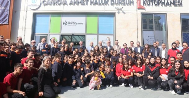 Çayırova Millet Bahçesi Prof. Dr. Ahmet Haluk Dursun Kütüphanesi Açılışı Gerçekleştirildi