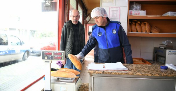 Çayırova Zabıtasından fırın denetimi