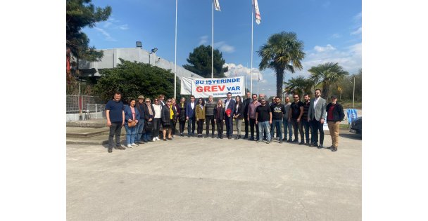 CHP'li Milletvekili Aday Adaylarından Grevdeki Kartonsan İşçilerine Ziyaret