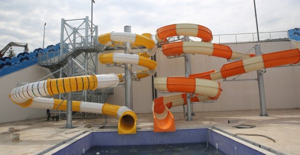 Çift Kaydıraklı Aqua Park Yaza Hazırlanıyor