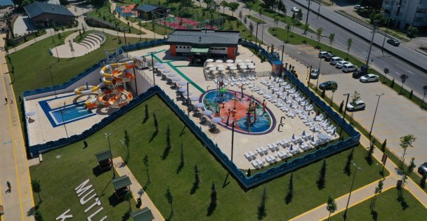 Çift Kaydıraklı Aquapark Hizmete Girdi