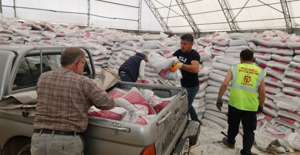 Çiftçilere Yüzde 50 Hibeli Gübre Dağıtımı