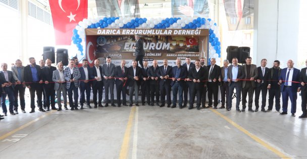 Darıca Kapalı Pazar alanı Erzurum Tanıtım Günlerine ev sahipliği yapıyor