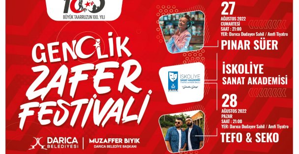 Darıca'da büyük zaferin 100. yılına özel festival