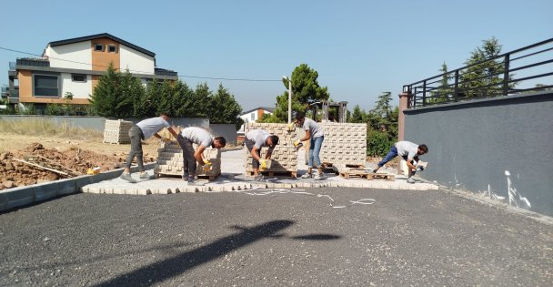 Darıca'da üstyapı hizmetleriyle konfor artırıyor