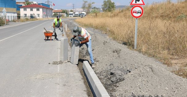 Darıca'da vatandaşın kaldırım  talebi yerine geliyor