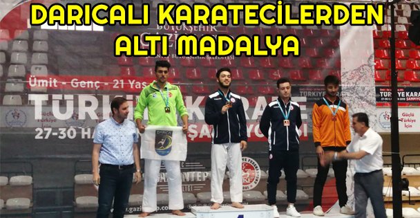 Darıcalı Karateciler Altı Madalya ile Döndü