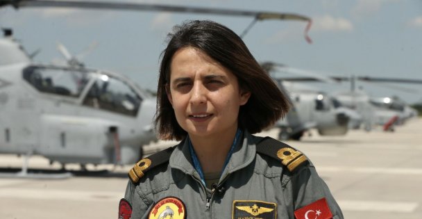 Deniz Hava Komutanlığı'nın tek kadın pilotu Hatice Yüzbaşı TSK'nın emrinde