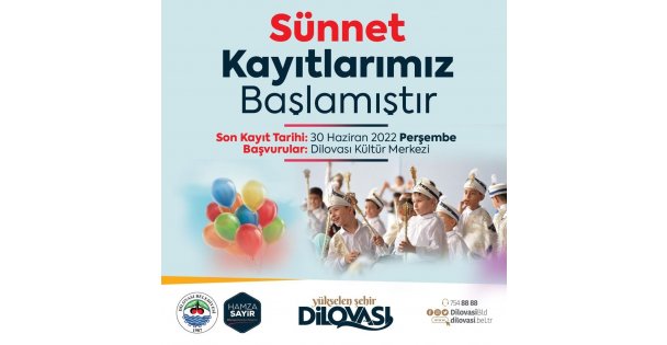 Dilovası'nda sünnet kayıtları başladı