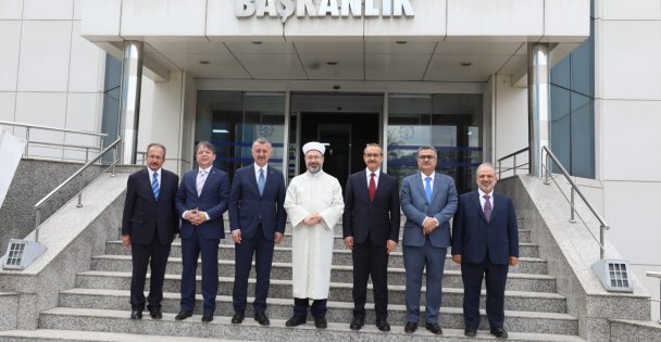 Diyanet İşleri Başkanı Erbaş'tan Büyükşehir'e ziyaret