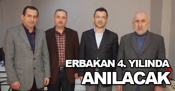 Erbakan,  4.yılında anılacak!