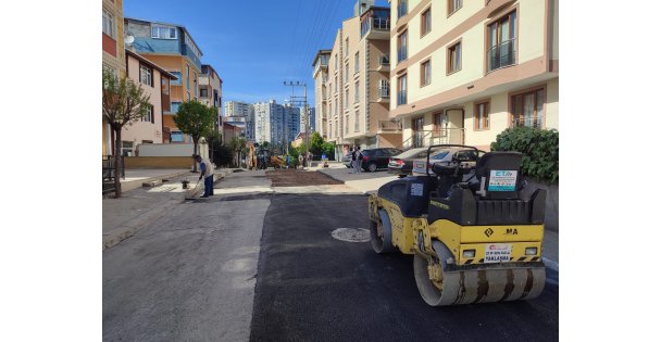 GEBZE BARIŞ MAHALLESİNDE ÜSTYAPI ÇALIŞMALARI YAPILIYOR