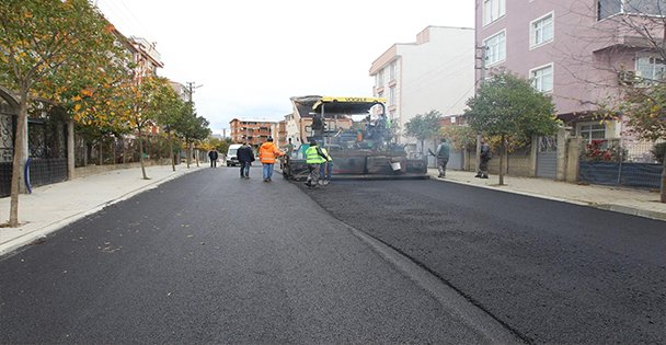 Gebze'de asfalt çalışmaları hız kesmiyor