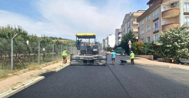 Gebze'de asfalt serim çalışmaları