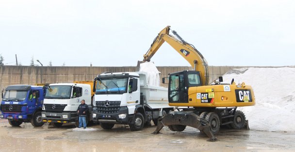 Gebze'de kar hazırlıkları tamamlandı