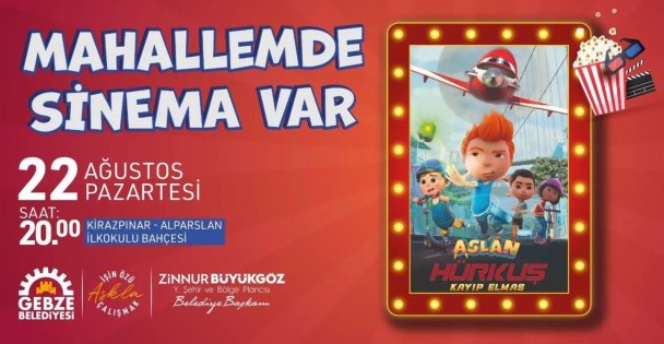 Gebze'de ‘Mahallemde Sinema Var' Etkinlikleri Başlıyor