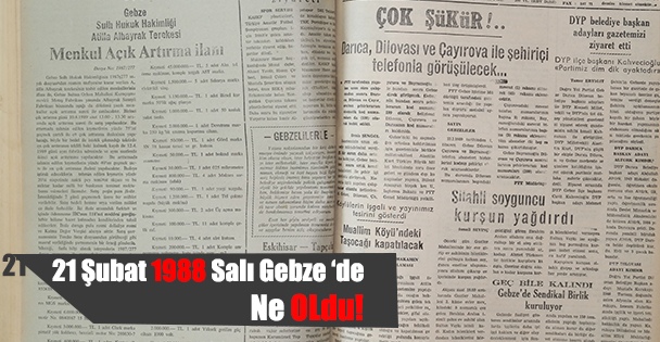 Gebze'de Ne Oldu!