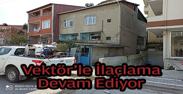 Gebze'de vektörle de  mücadele ediyor