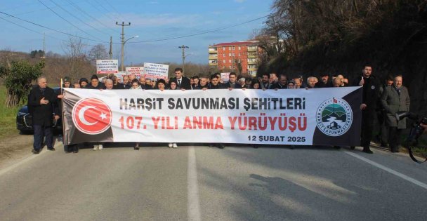 Giresun'da Harşit Zaferi'nin 107. yıldönümü kutlandı