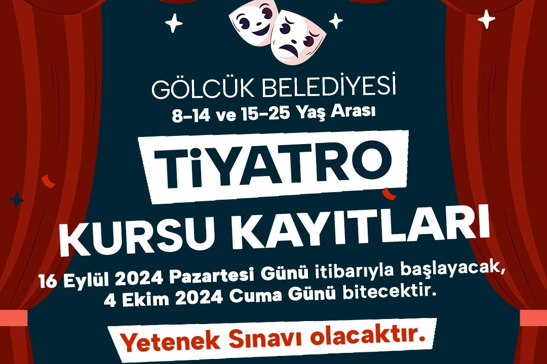 Gölcük'te Tiyatro Kursları Başladı