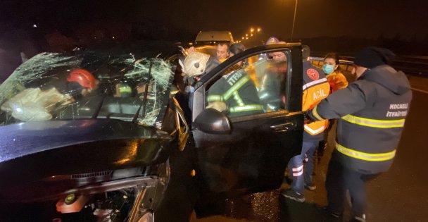 Hatay'dan İstanbul'a giden depremzede aile kaza yaptı: 1'i bebek 9 yaralı