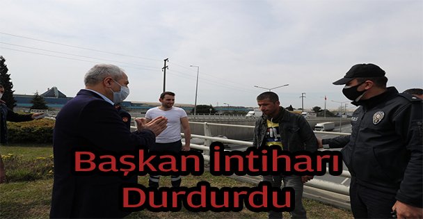 İntihar Girişimini Başkan Büyükgöz Engelledi