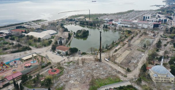 İzmit Millet Bahçesi Şekillenmeye Başlıyor