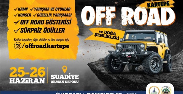 Kartepe Off-Road ve Doğa Şenliği başlıyor