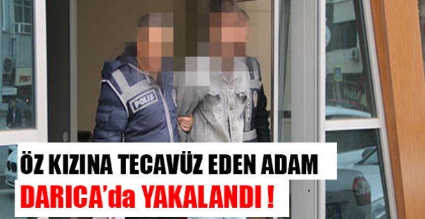 KIZINA TECAVÜZ EDEN ADAM YAKALANDI !