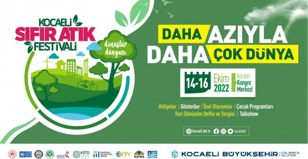 Kocaeli Büyükşehir'den Sıfır Atık Festivali; Daha azıyla daha çok dünya