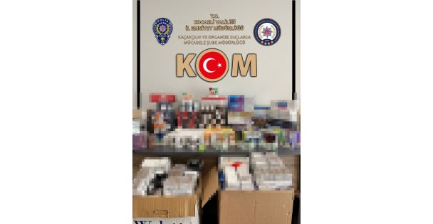 Kocaeli'de 10 Bin Makaron Ele Geçirildi