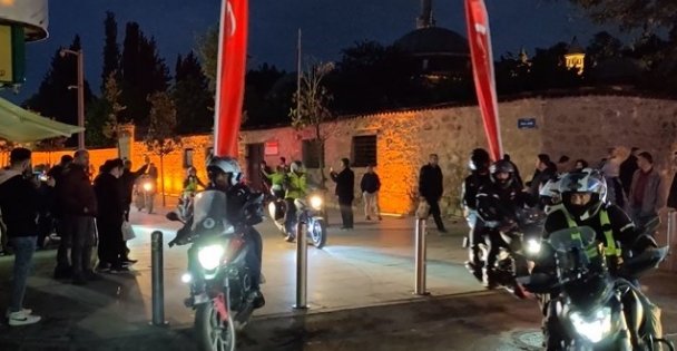 Kocaeli'de 19 Mayıs Motosiklet Konvoyu Eşliğinde Kutlandı