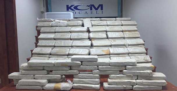 Kocaeli'de 61 kilogram eroin ele geçirildi