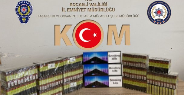 Kocaeli'de kaçak tütün operasyonu