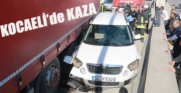 Kocaeli'de Trafik Kazası !